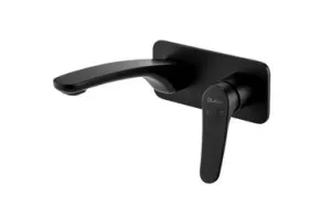 Verona Wall Mixer Set Trim Kit (Only) | Made From Zinc/Brass In Matte Black By Oliveri by Oliveri, a Bathroom Taps & Mixers for sale on Style Sourcebook