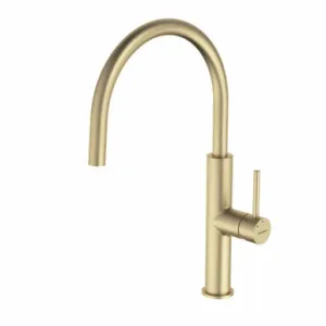 Liano II Sink Mixer Lead Free | Made From Brushed Brass By Caroma by Caroma, a Kitchen Taps & Mixers for sale on Style Sourcebook