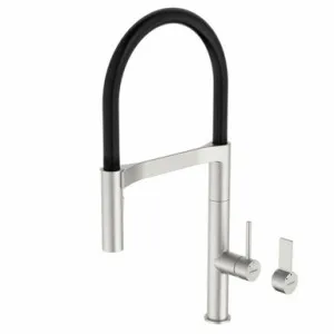 Invogue Pull Down Sink Mixer With Dual Spray 6Star Lead Free | Made From Brass In Brushed Nickel By Caroma by Caroma, a Kitchen Taps & Mixers for sale on Style Sourcebook