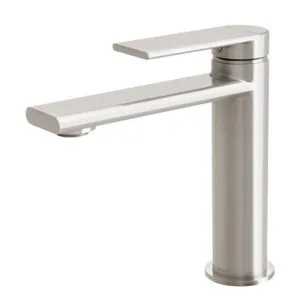 Teel Hob Basin Mixer (140mm Spout) 5Star Lead Free | Made From Brass In Brushed Nickel By Phoenix by PHOENIX, a Bathroom Taps & Mixers for sale on Style Sourcebook