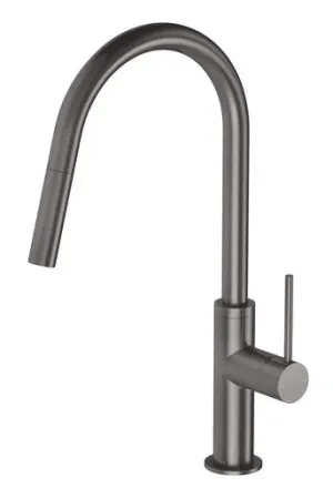 Vivid Slimline Pull Out Sink Mixer Brushed Carbon Lead Free In Grey By Phoenix by PHOENIX, a Kitchen Taps & Mixers for sale on Style Sourcebook