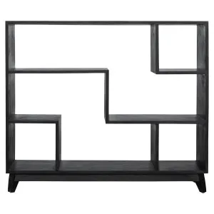 Ortega Low Shelf Unit in Mangowood Mike Black by OzDesignFurniture, a Cabinets, Chests for sale on Style Sourcebook