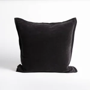 Evelyn Velvet Cushion in Black  |  Filled Cushion 40x60cm  |  Eadie Lifestyle by null, a Cushions, Decorative Pillows for sale on Style Sourcebook