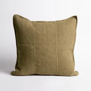 Luca® Linen Cushion in Olive  |  Cover Only 40x60cm  |  Eadie Lifestyle by null, a Cushions, Decorative Pillows for sale on Style Sourcebook