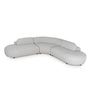 Ramiro Corner Sofa - Clay Grey by Interior Secrets - AfterPay Available by Interior Secrets, a Sofas for sale on Style Sourcebook