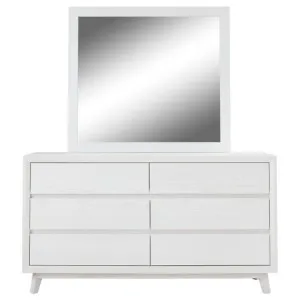 Morgan Dresser With Mirror white by null, a Dressers & Chests of Drawers for sale on Style Sourcebook