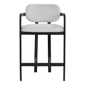 Brandy Bar Chair in Milan Greige / Black by OzDesignFurniture, a Bar Stools for sale on Style Sourcebook