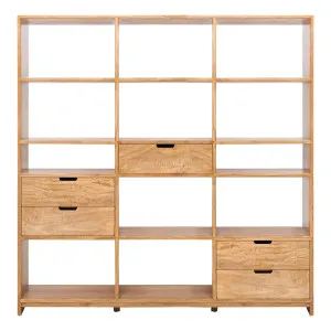 Franco Triple Shelf Unit 192cm in Mangowood Clear by OzDesignFurniture, a Cabinets, Chests for sale on Style Sourcebook