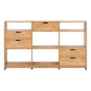 Franco Low Triple Shelf Unit in Mangowood Clear by OzDesignFurniture, a Cabinets, Chests for sale on Style Sourcebook