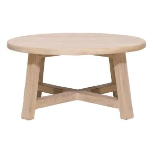 Royal Coffee Table 80cm in Reclaimed Elm by OzDesignFurniture, a Coffee Table for sale on Style Sourcebook
