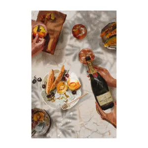 Champagne & Peaches by Gioia Wall Art, a Prints for sale on Style Sourcebook