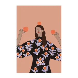 Peach Lady by Gioia Wall Art, a Prints for sale on Style Sourcebook