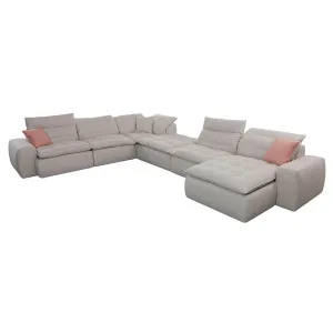 Polla 6pc RHF Chaise Sofa by Merlino, a Sofas for sale on Style Sourcebook