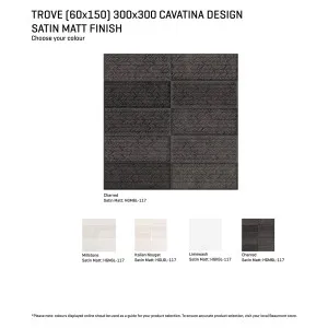 Trove Cavatina Embossed Tile (Pack of 10) by null, a Patterned Tiles for sale on Style Sourcebook