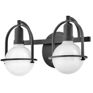 Hinkley Somerset Vanity Light Black by Hinkley, a Outdoor Lighting for sale on Style Sourcebook