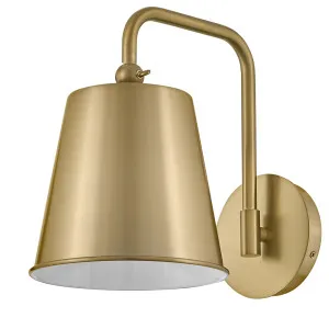 Hinkley Blake Medium Wall Light by Lark Lacquered Brass by Hinkley, a Outdoor Lighting for sale on Style Sourcebook