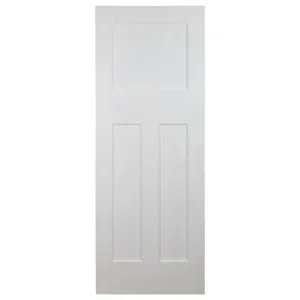 Edwardian Internal 3 Panel 77cm Door, MDF White by null, a Internal Doors for sale on Style Sourcebook