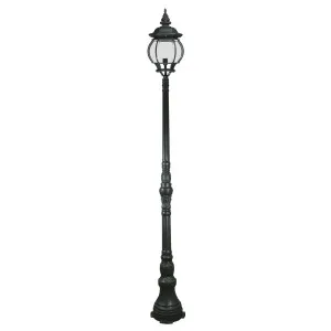 Flinders Large Domain Outdoor Garden Post Light Antique Black by null, a Outdoor Lighting for sale on Style Sourcebook