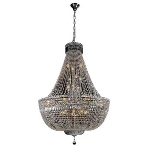 Classique 18Lt Basket Chandelier, Chrome by null, a Chandeliers for sale on Style Sourcebook