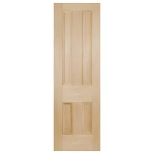 Nicholson Internal 4 Panel 62cm Door, Raw Hemlock by null, a Internal Doors for sale on Style Sourcebook