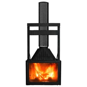 Vienna High Heater with Glass Door by null, a Fireplaces for sale on Style Sourcebook