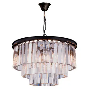 Large Odeon 6Lt Pendant Light, Bronze by null, a Chandeliers for sale on Style Sourcebook