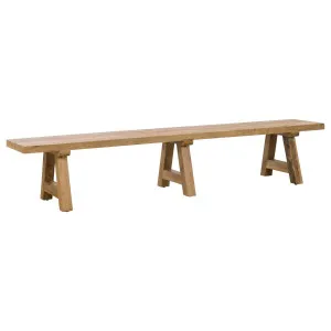 Navan 250cm Reclaimed Teak Bench, Raw by null, a Outdoor Benches for sale on Style Sourcebook