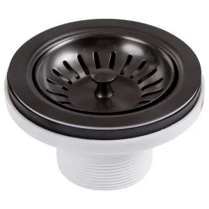 Basket Waste 90x50mm Gun Metal Black by null, a Kitchen Sinks for sale on Style Sourcebook