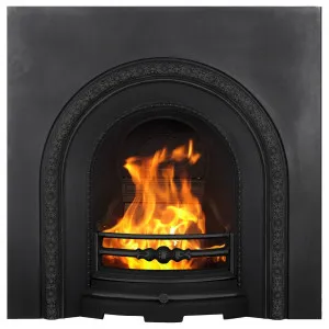 Lux Cast Iron Premium Insert, Black by null, a Fireplaces & Accessories for sale on Style Sourcebook