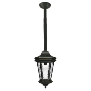 Lrg Tilburn Exterior Rod Pendant Light, Antique Bronze by null, a Outdoor Lighting for sale on Style Sourcebook