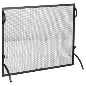Kaden 90x70cm Metal Firescreen, Black by null, a Fireplace Screens for sale on Style Sourcebook
