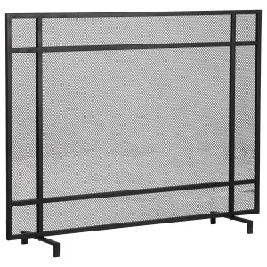 Olly 104x81cm Metal Firescreen, Black by null, a Fireplace Screens for sale on Style Sourcebook