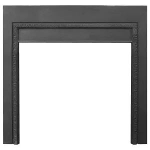 Hampton 990x990mm Cast Iron Fascia, Black by null, a Fireplaces & Accessories for sale on Style Sourcebook