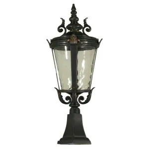 Albany Pillar Mount Exterior Light Medium by null, a Outdoor Lighting for sale on Style Sourcebook