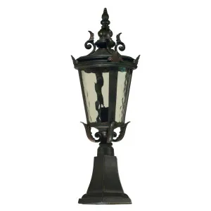 Albany Pillar Mount Exterior Light Small by null, a Outdoor Lighting for sale on Style Sourcebook