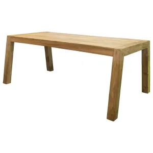 Batari 200cm Reclaimed Teak Dining Table Natural by null, a Bar Stools for sale on Style Sourcebook