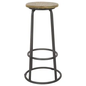Cagney Recycled Elm Natural Bar Stool by null, a Bar Stools for sale on Style Sourcebook