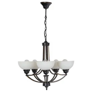 Houston 5 Light Pendant, Bronze by null, a Lighting for sale on Style Sourcebook