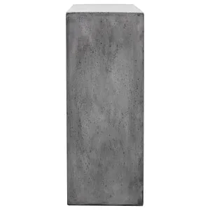 Colina 33x80cm Concrete Pedestal, Dark Grey by null, a Vanities for sale on Style Sourcebook