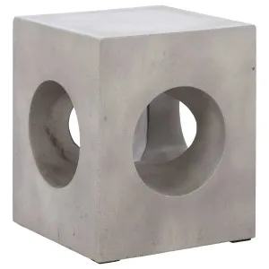 Maxi Polished Concrete Stool, Dark Grey by null, a Bar Stools for sale on Style Sourcebook