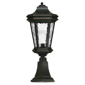 Tilburn Exterior Pillar Mount Large by null, a Outdoor Lighting for sale on Style Sourcebook
