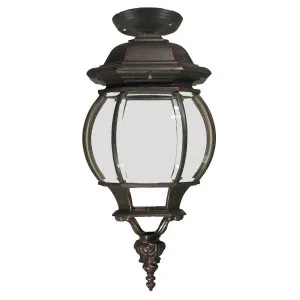 Flinders Medium Outdoor Under Eave Antique Bronze by null, a Outdoor Lighting for sale on Style Sourcebook