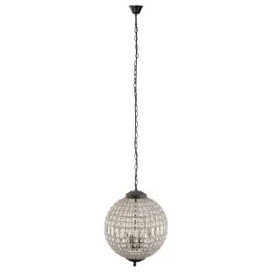 Large Marseilles 3Lt Ball Pendant, Bronze by null, a Chandeliers for sale on Style Sourcebook