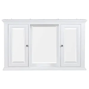 OC Classique 1250mm White Mirror Cabinet by null, a Bathroom Storage Cabinets for sale on Style Sourcebook