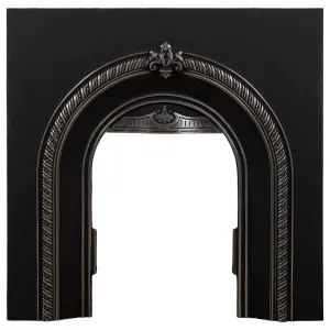 Surrey Cast Iron (w/ Hood) Premium Fascia, Detail Polish by null, a Fireplaces & Accessories for sale on Style Sourcebook