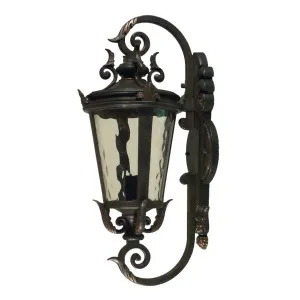 Albany Exterior Mini Wall Bracket, Antique Bronze by null, a Outdoor Lighting for sale on Style Sourcebook