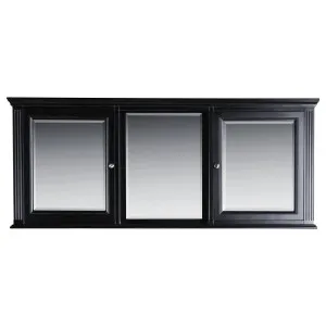 OC Classique 1800mm Black Mirror Cabinet by null, a Bathroom Storage Cabinets for sale on Style Sourcebook