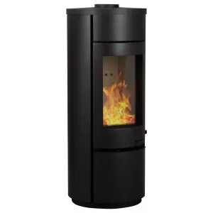 Elora Barrel Wood Heater, Black by null, a Fireplaces for sale on Style Sourcebook