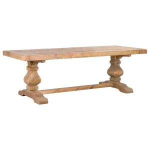 Paxton Pompadour Pine 240cm Dining Table Natural Raw by null, a Dining Tables for sale on Style Sourcebook