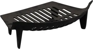 Hob 38cmx27cm Cast Iron Curved Grate, Black by null, a Fireplaces & Accessories for sale on Style Sourcebook